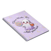 Ghost Modus: Aan – Halloween Ghost Notitieboek (Rechterzijde)