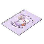 Ghost Modus: Aan – Halloween Ghost Notitieboek (Linkerzijde)