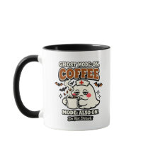 Ghost Modus Aan Koffie Modus Ook Aan Halloween Ver