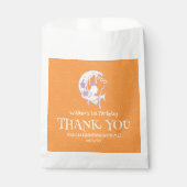 Ghost Moon Spooky One Boy Halloween 1e Verjaardag Bedankzakje (Voorkant)