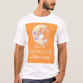 Ghost Moon Spooky One Halloween Ouders Verjaardag T-shirt (Voorkant)