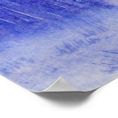 Ghost Mountains Valley Waterverf Landschap Poster (Hoek)