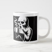 Ghost Mug Art Design – Spooky Cute Halloween  Grote Koffiekop (Rechts)