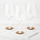 Ghost Mushrooms Papier Wijnglas Labels (Set)