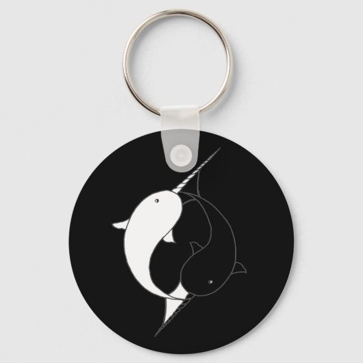 Ghost NINJA Narwhals Sleutelhanger (Voorkant)