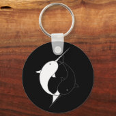 Ghost NINJA Narwhals Sleutelhanger (Voorkant)