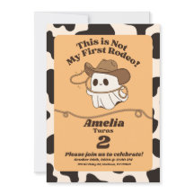 Ghost "Not My First Rodeo" verjaardagsuitnodiging