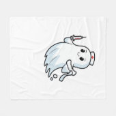 Ghost Nurse Classic T-Shirt_1 Fleece Deken (Voorkant (Horizontaal))