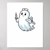 Ghost Nurse Classic T-Shirt_1 Poster (Voorkant)