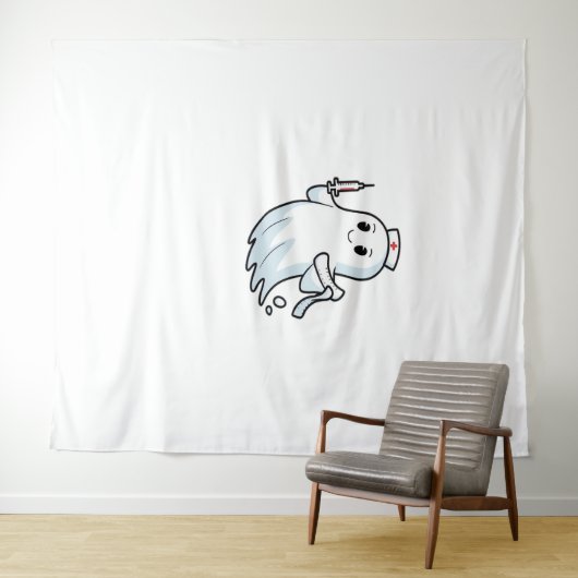 Ghost Nurse Classic T-Shirt_1 Wandkleed (In Situ (horizontaal))