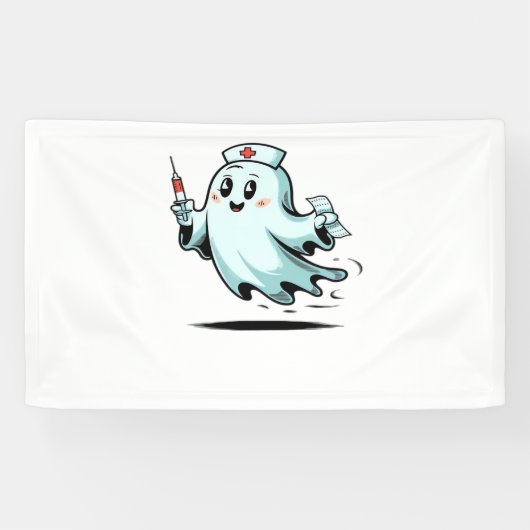 Ghost Nurse Classic T-Shirt_2 Spandoek (Horizontaal)