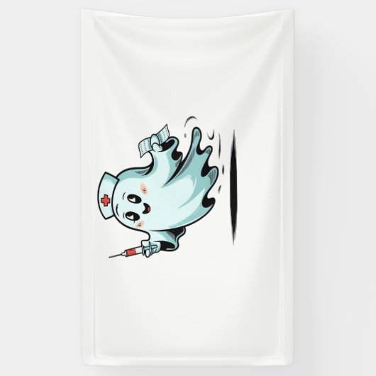 Ghost Nurse Classic T-Shirt_2 Spandoek (Verticaal)