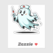 Ghost Nurse Classic T-Shirt_2 Sticker (Vel)