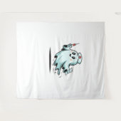 Ghost Nurse Classic T-Shirt_2 Wandkleed (Voorkant (horizontaal))