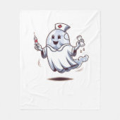 Ghost Nurse Classic T-Shirt Fleece Deken (Voorkant)