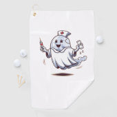 Ghost Nurse Classic T-Shirt Golfhanddoek (Insitu)