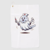 Ghost Nurse Classic T-Shirt Golfhanddoek (Voorkant)