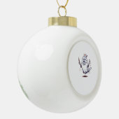 Ghost Nurse Classic T-Shirt Keramische Bal Ornament (Links)