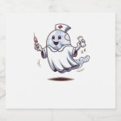 Ghost Nurse Classic T-Shirt Sparkling Wijnetiket (Enkel label)