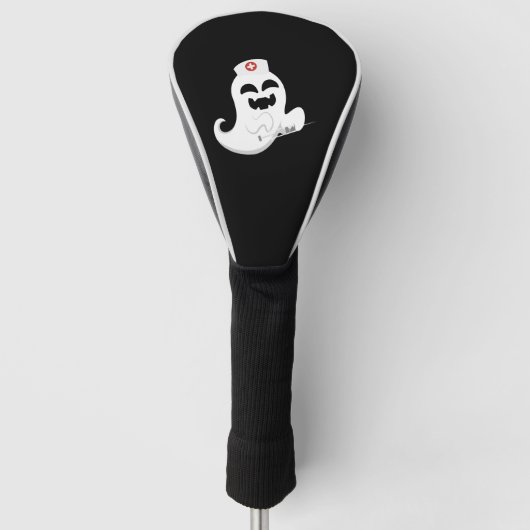 Ghost Nurse Halloween Golfheadcover (Voorkant)