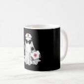 Ghost Nurse Halloween Koffiemok (Voorkant rechts)