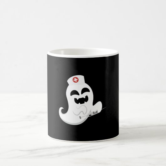 Ghost Nurse Halloween Koffiemok (Center)