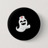 Ghost Nurse Halloween Ronde Button 5,7 Cm (Voorkant)