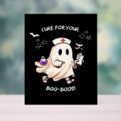 Ghost Nurse met magische drank - remedie voor je l Acryl Bord (Neutraal)