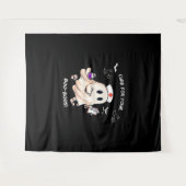 Ghost Nurse met magische drank - remedie voor je l Wandkleed (Voorkant (horizontaal))