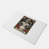 Ghost Nurse Spookily Caring en Whimically Haunt Deurmat (Schuin)