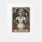Ghost Nurse Spookily Caring en Whimically Haunt Fleece Deken (Voorkant)