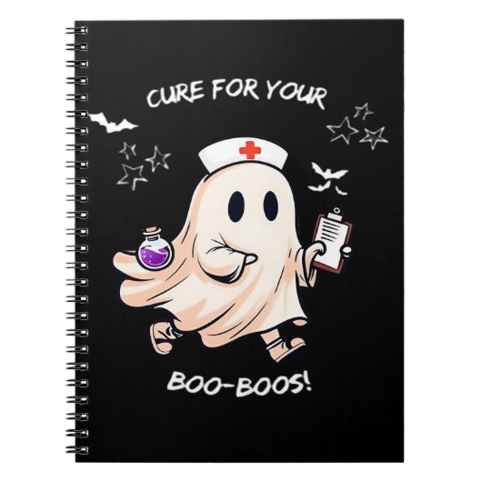 Ghost Nurse with Magical Potion � Cure for Your Bo Notitieboek (Voorkant)
