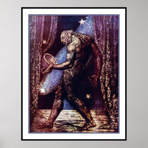 Ghost of a Flea by WIlliam Blake Poster