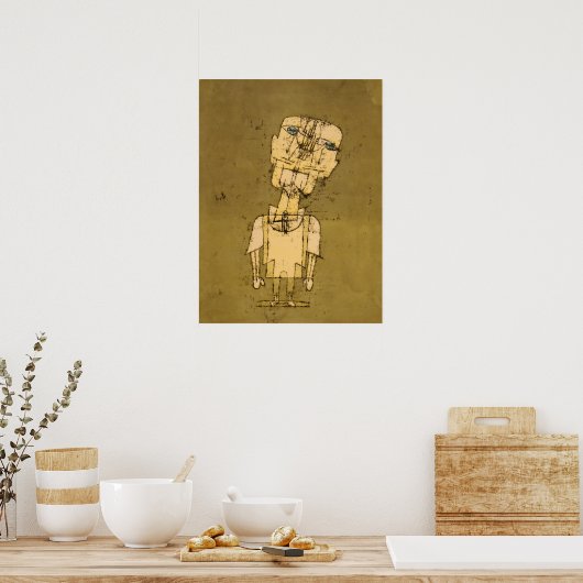 Ghost of a Genius by Paul Klee Poster (Keuken)