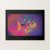 Ghost of a mango popsicle abstract digital art legpuzzel (Horizontaal)