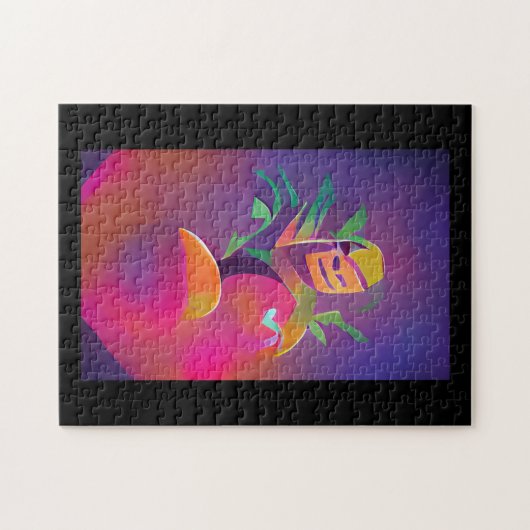 Ghost of a mango popsicle abstract digital art legpuzzel (Horizontaal)