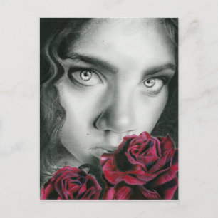 Ghost of a roos gothic beautic Briefkaart