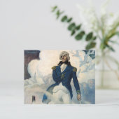 Ghost of Admiral Nelson, 1940, door N.C. Wyeth Briefkaart (Staand voorkant)