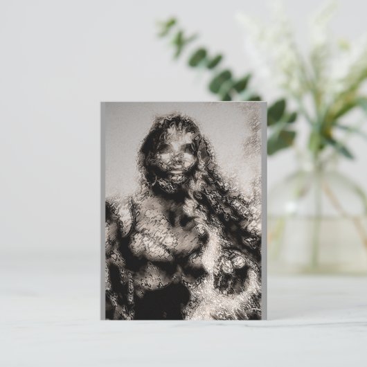 Ghost of Bella Briefkaart (Staand voorkant)