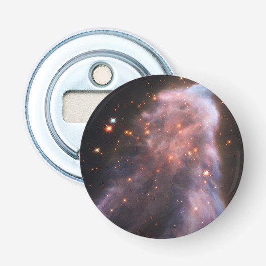 Ghost of Cassiopeia Nebula Button Flesopener (Voorkant)