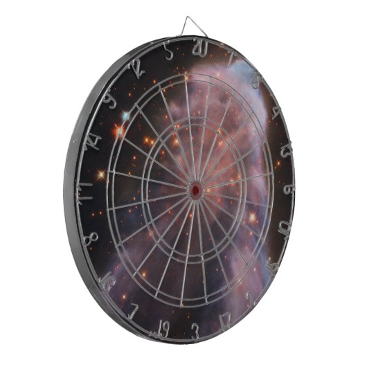 Ghost of Cassiopeia Nebula Dartbord (Voorkant Links)