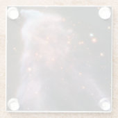 Ghost of Cassiopeia Nebula Glazen Onderzetter (Achterkant)