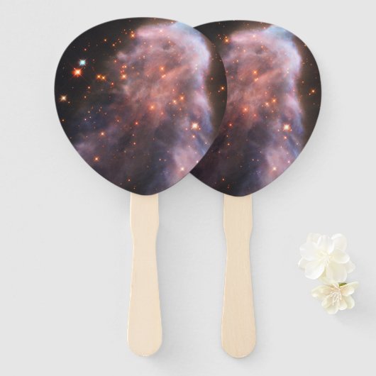 Ghost of Cassiopeia Nebula Handwaaier (Voorkant en achterkant)