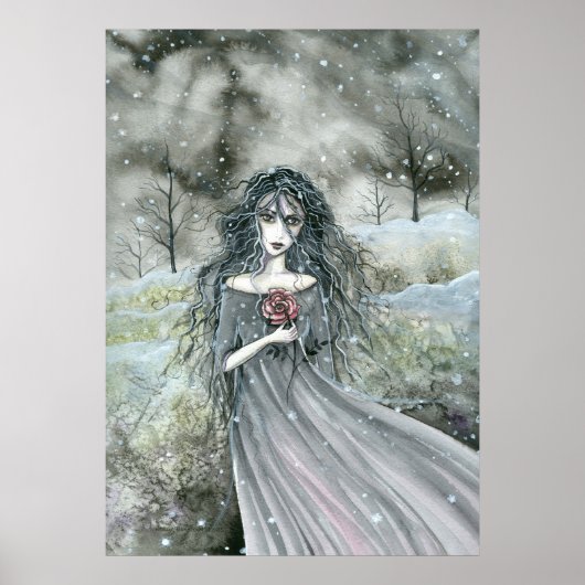 Ghost of Cathy Fantasy Gothic Art Molly Harrison Poster (Voorkant)