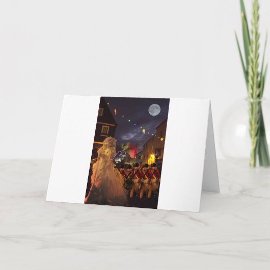 Ghost of Charles Dickens Past Feestdagen Kaart (Voorkant)