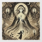 Ghost of Christmas Past Candle Raamsticker (Vel)