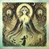 Ghost of Christmas Past Candle Raamsticker (Vel 3)