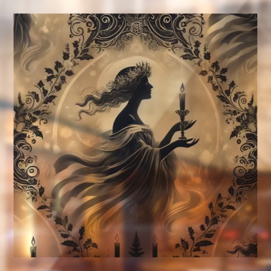 Ghost of Christmas Past Raamsticker (Vel 2)