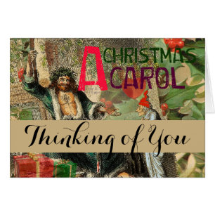 Ghost of Christmas Present Illustratie Scrooge