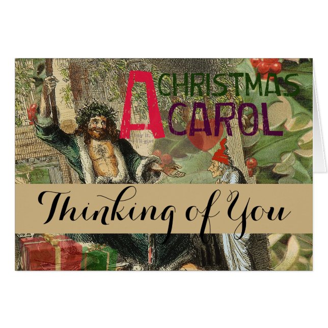 Ghost of Christmas Present Illustratie Scrooge (Voorkant Horizontaal)